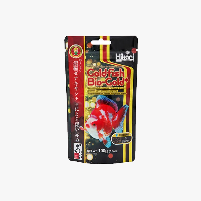 غذای ماهی هیکاری (Hikari) گرانولی گلد فیش بایو گلد وزن 100 گرم و 300 گرم