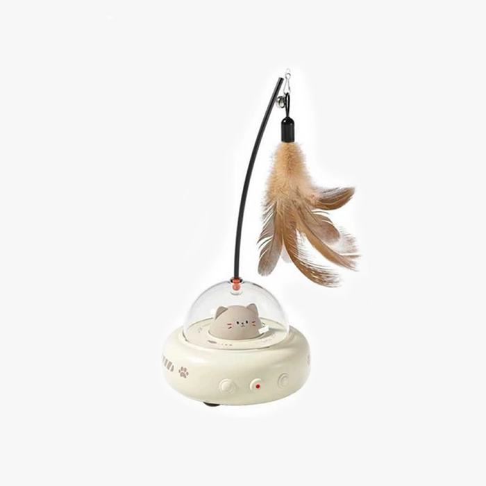 اسباب بازی گربه (Cat Toy) سفینه لیزر دار متحرک
