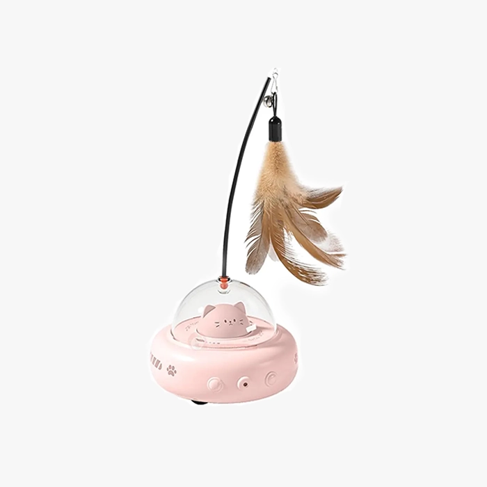 اسباب بازی گربه (Cat Toy) سفینه لیزر دار متحرک